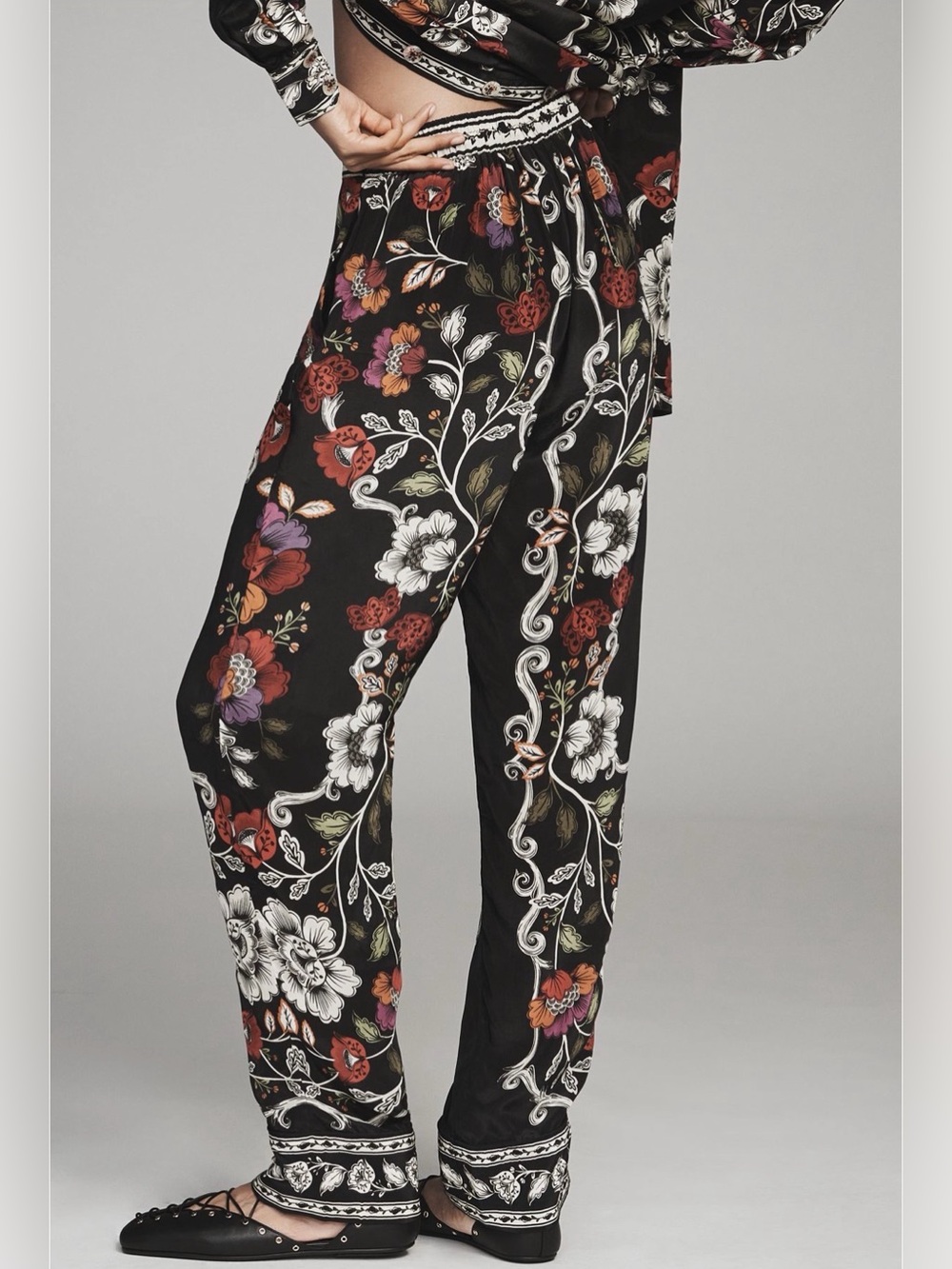 Farm Rio Rocco Flowers Pants NWT - Picture 3 of 8